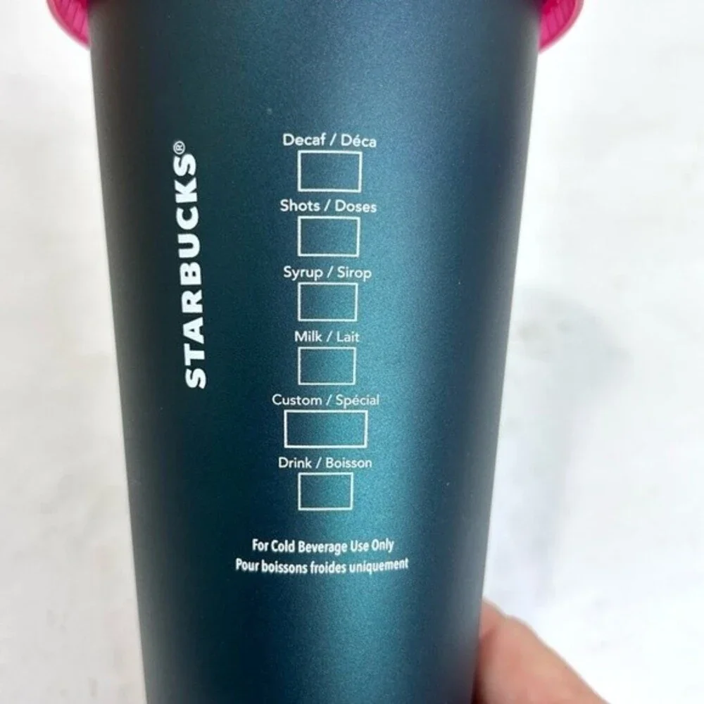 Starbucks 24oz. Reusable Holiday Cold Cup - Candy Canes